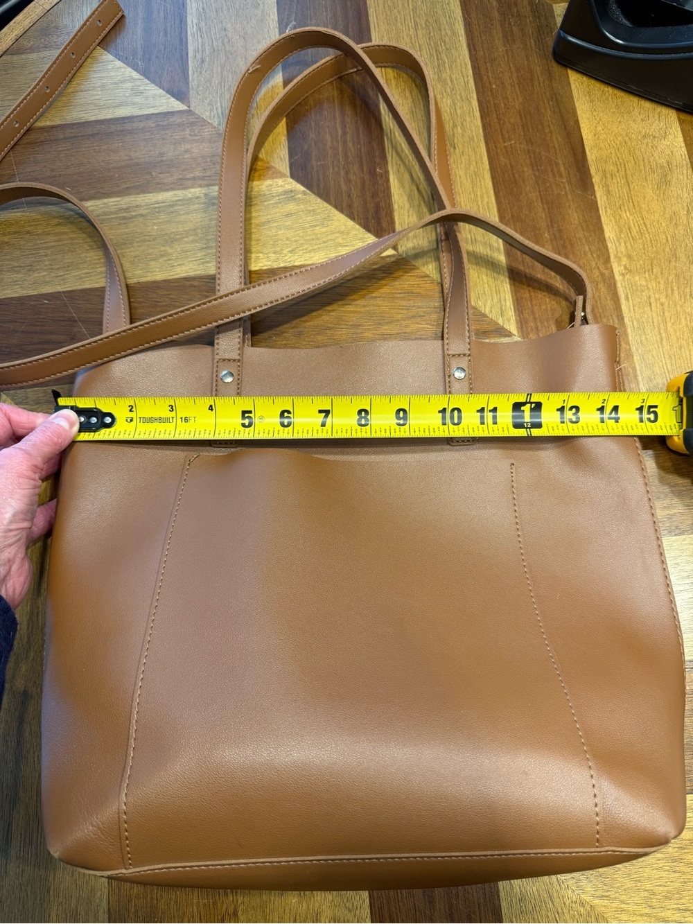 Henny + Lev Danielle Everyday Vegan Leather Tote Bag - Picture 13 of 15